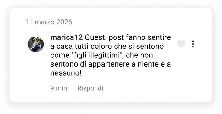 Testimonianza di un lettore sui dialoghi.